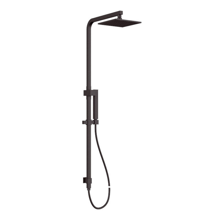 BSS03 black — Square Shower Set in black