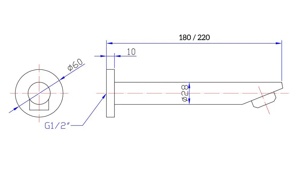 Raco Bath Spout