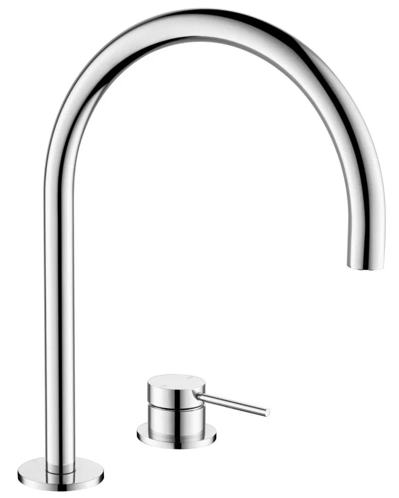 Mica Gooseneck Hob Sink/Basin Mixer Set
