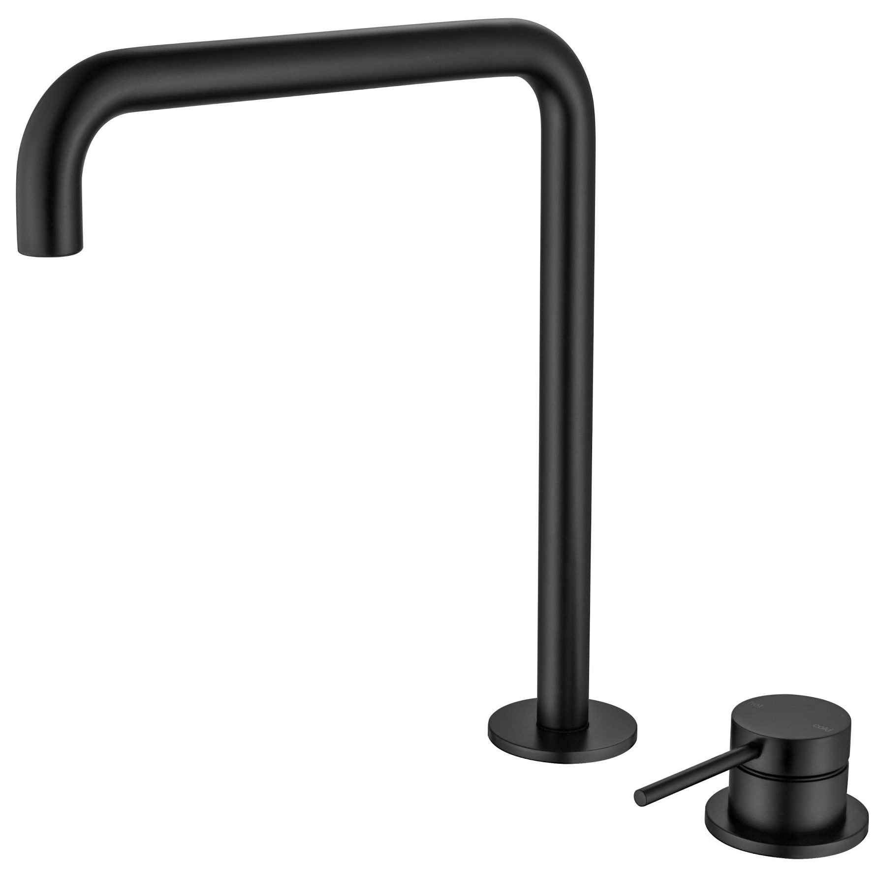 Mica Soft-Square Hob Sink/Basin Mixer Set