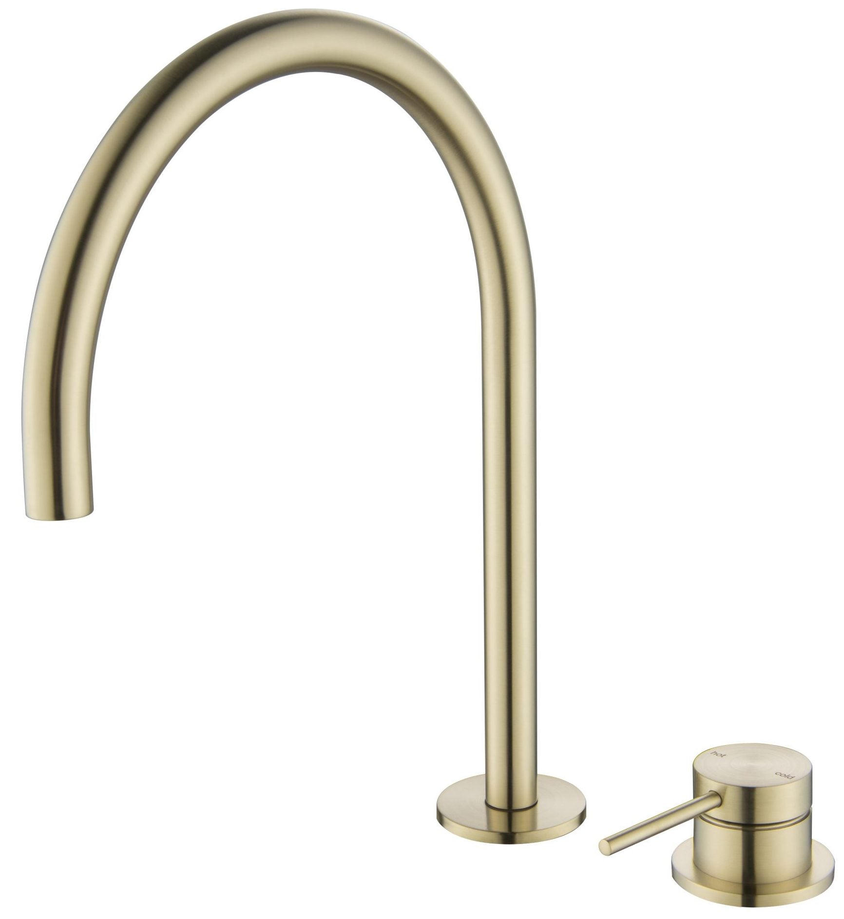 Mica Gooseneck Hob Sink/Basin Mixer Set