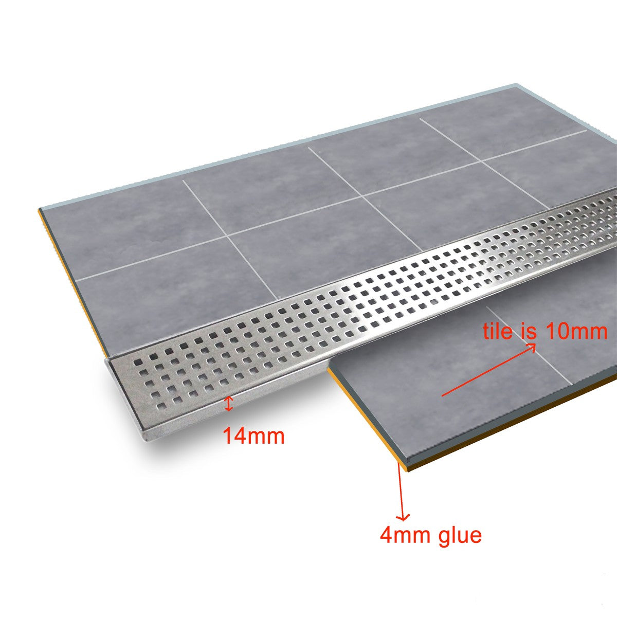 Builders Grate - CFG SQ Pattern - 15mm Depth