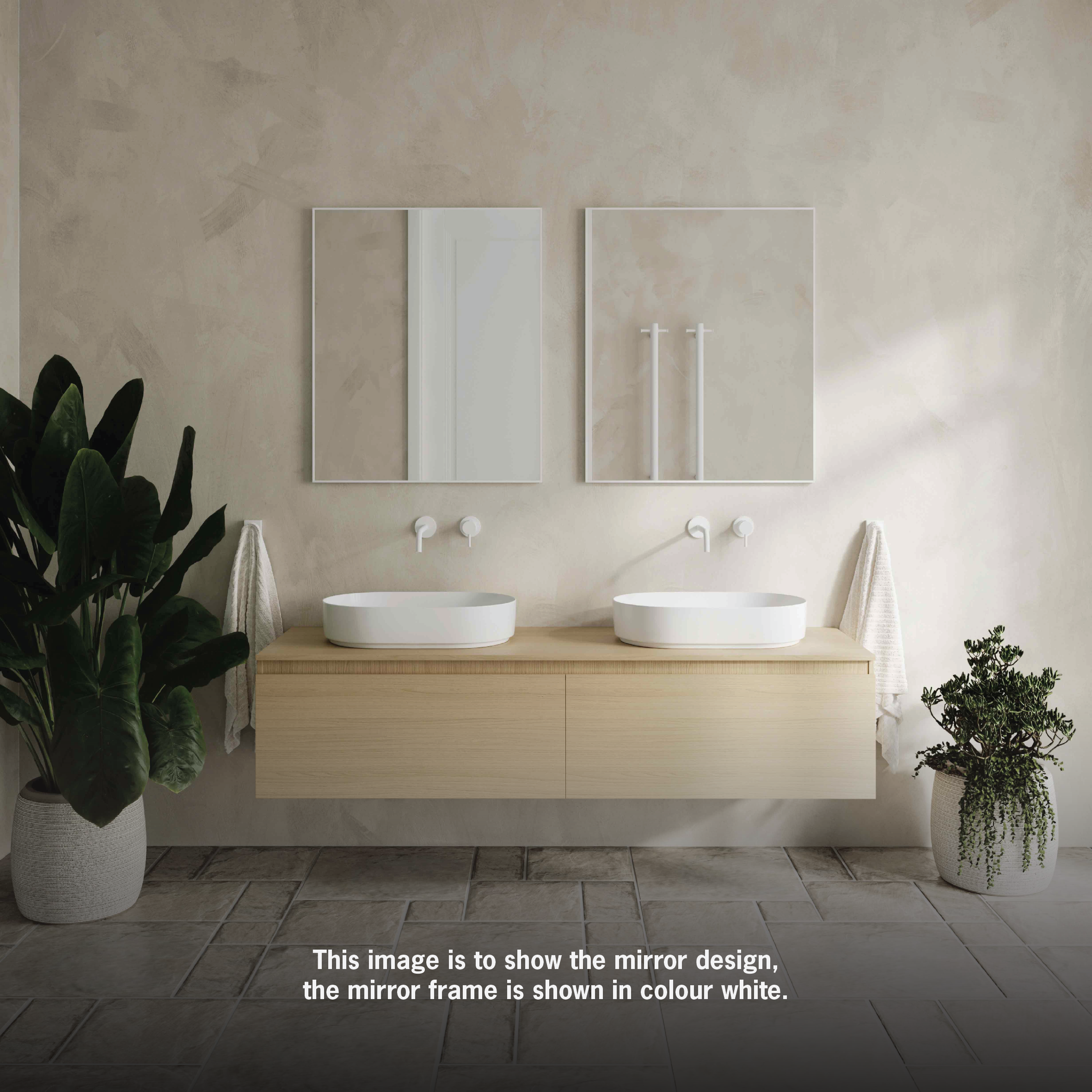 CS9075GD Rectangular Gold Framed Mirror Including Demister