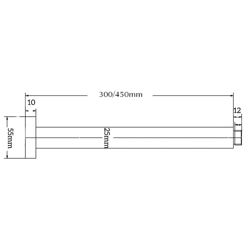 Cresta Ceiling Arm