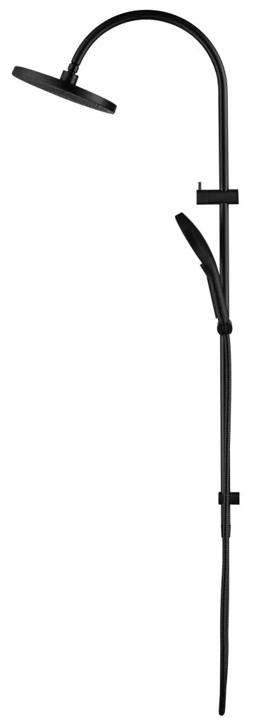 Mica Gooseneck Dual Shower Rail