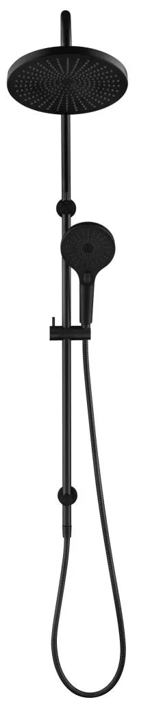 Mica Gooseneck Dual Shower Rail