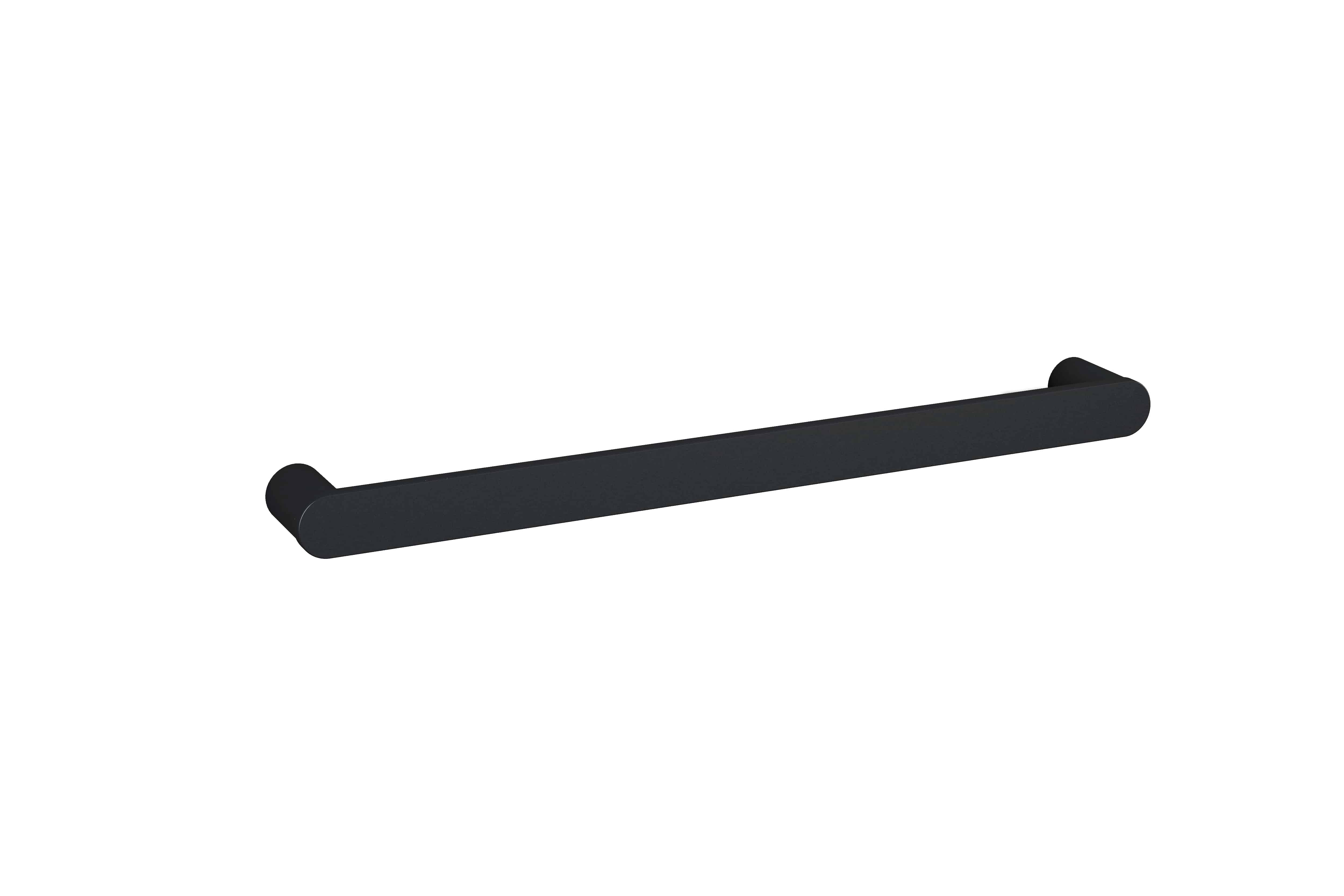 DSP6 Flat Pill Single Bar Polished Heated Towel Rail