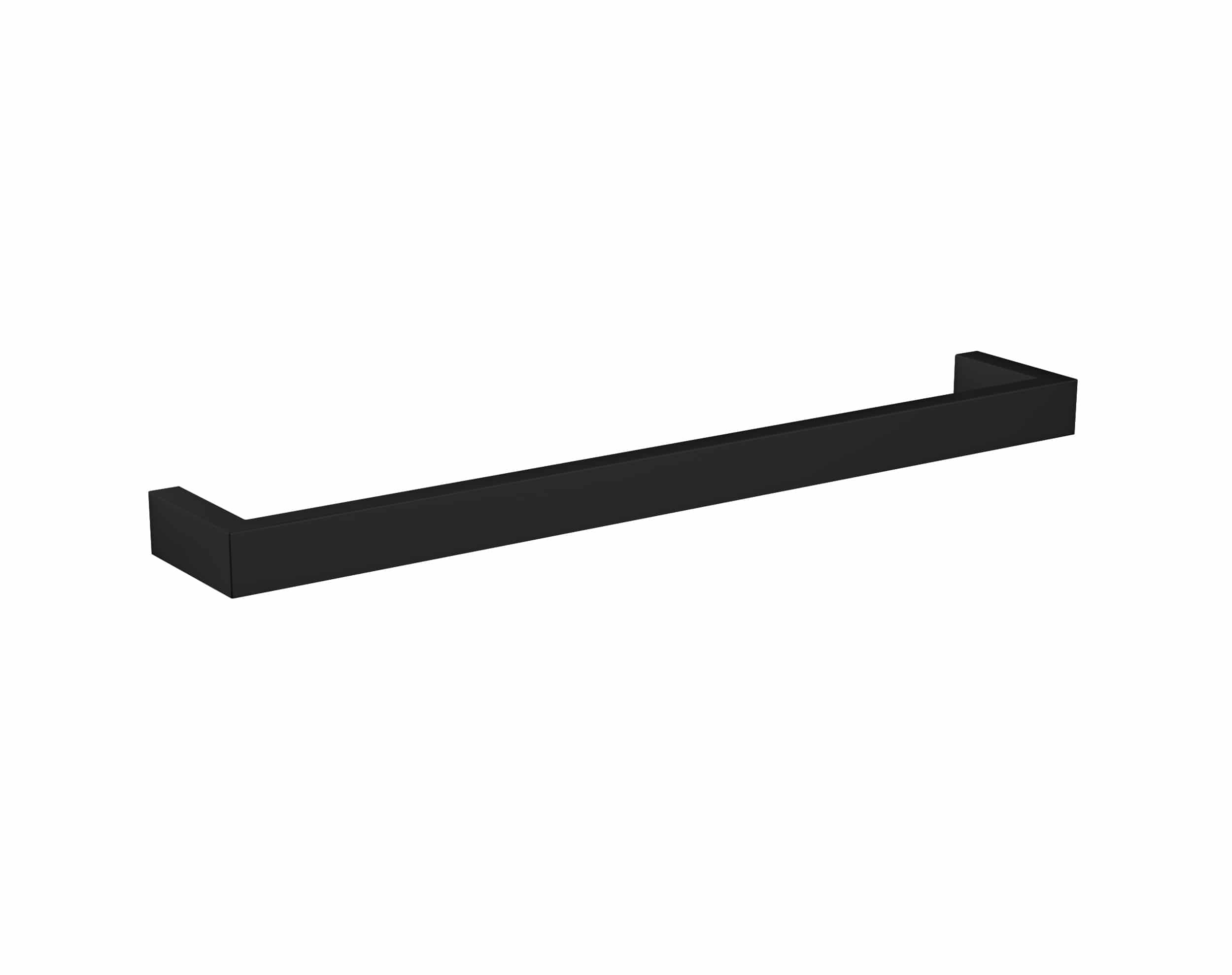 DSS8 Square Single Bar Polished Heated Towel Rail