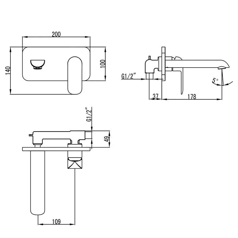 Kara Wall-Spout Combo