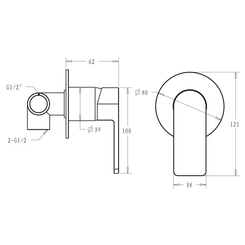 Flores Shower Mixer