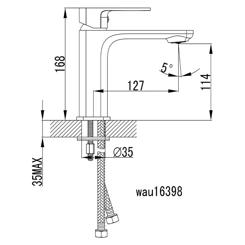 Seto Basin Mixer - Chrome