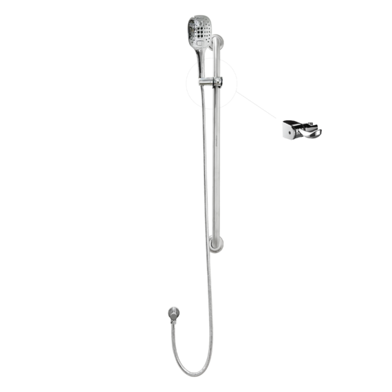 Living 900mm 3 Function Grab Rail Shower Set