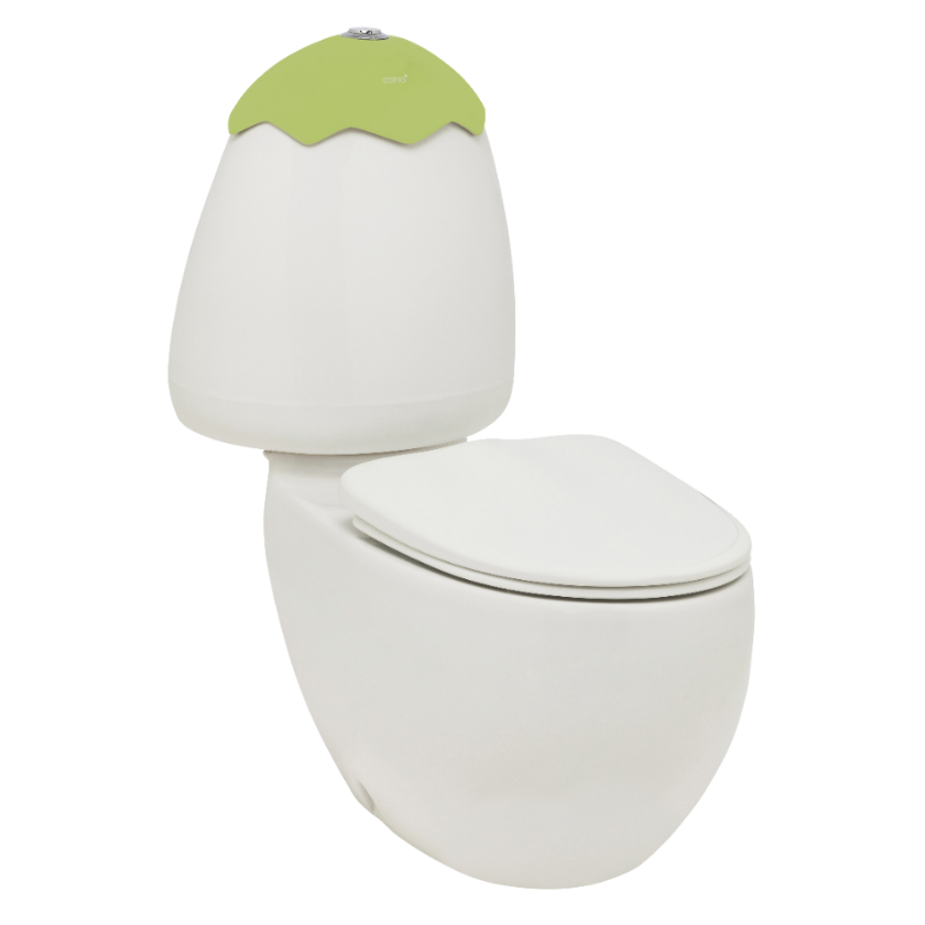 Egg Junior Close Coupled Suite, Cistern Lid, Standard Pan Connector