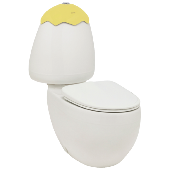 Egg Junior Close Coupled Suite, Cistern Lid, Standard Pan Connector