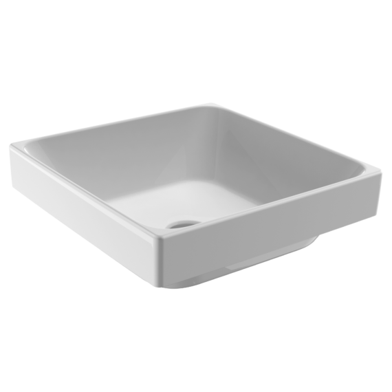 Gemelli Square Semi-inset Countertop Vessel