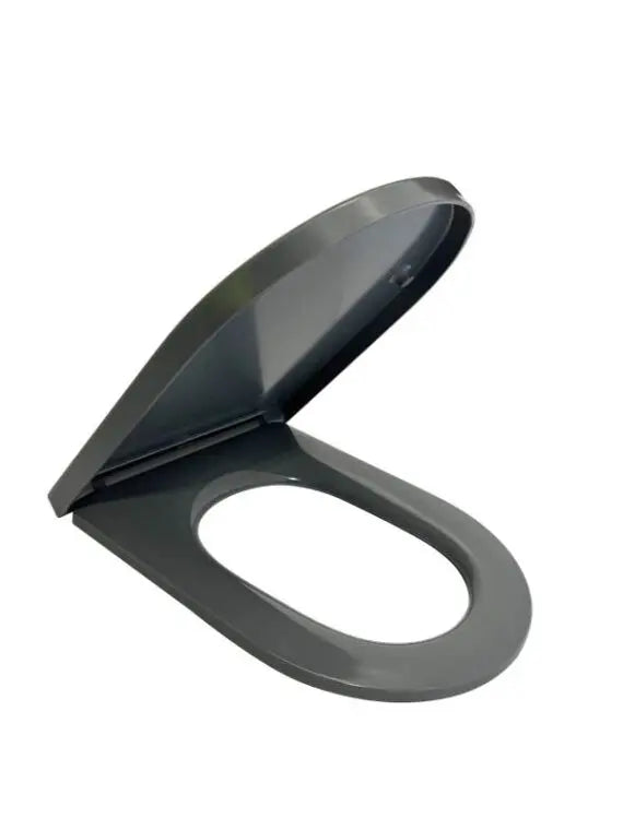 Venezia Toilet Seat Double Flap Grey