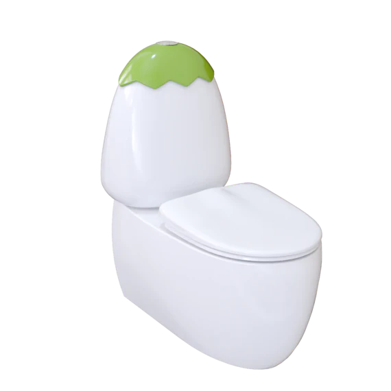 Egg Junior II Back To Wall Toilet Suite for Children with Cistern Lid