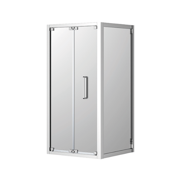 Corsica Bi-fold 900, Chrome – Return Panel Set
