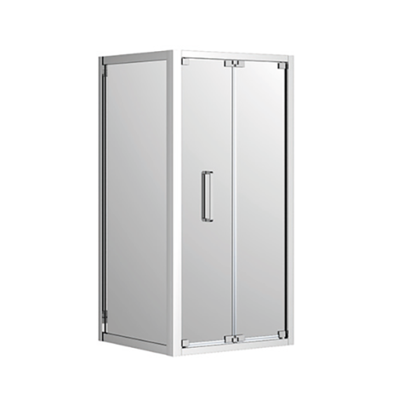 Corsica Bi-fold 900, Chrome – Return Panel Set