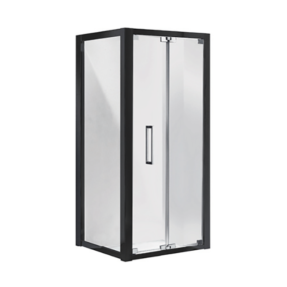 Corsica Bi-fold 900, Chrome – Return Panel Set