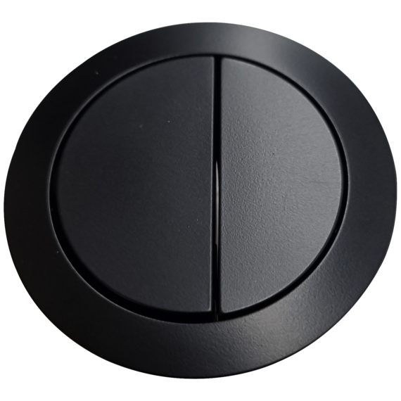 Outlet Valves Button 48mm (Emilia, Gemelli, Venezia) Matt Black