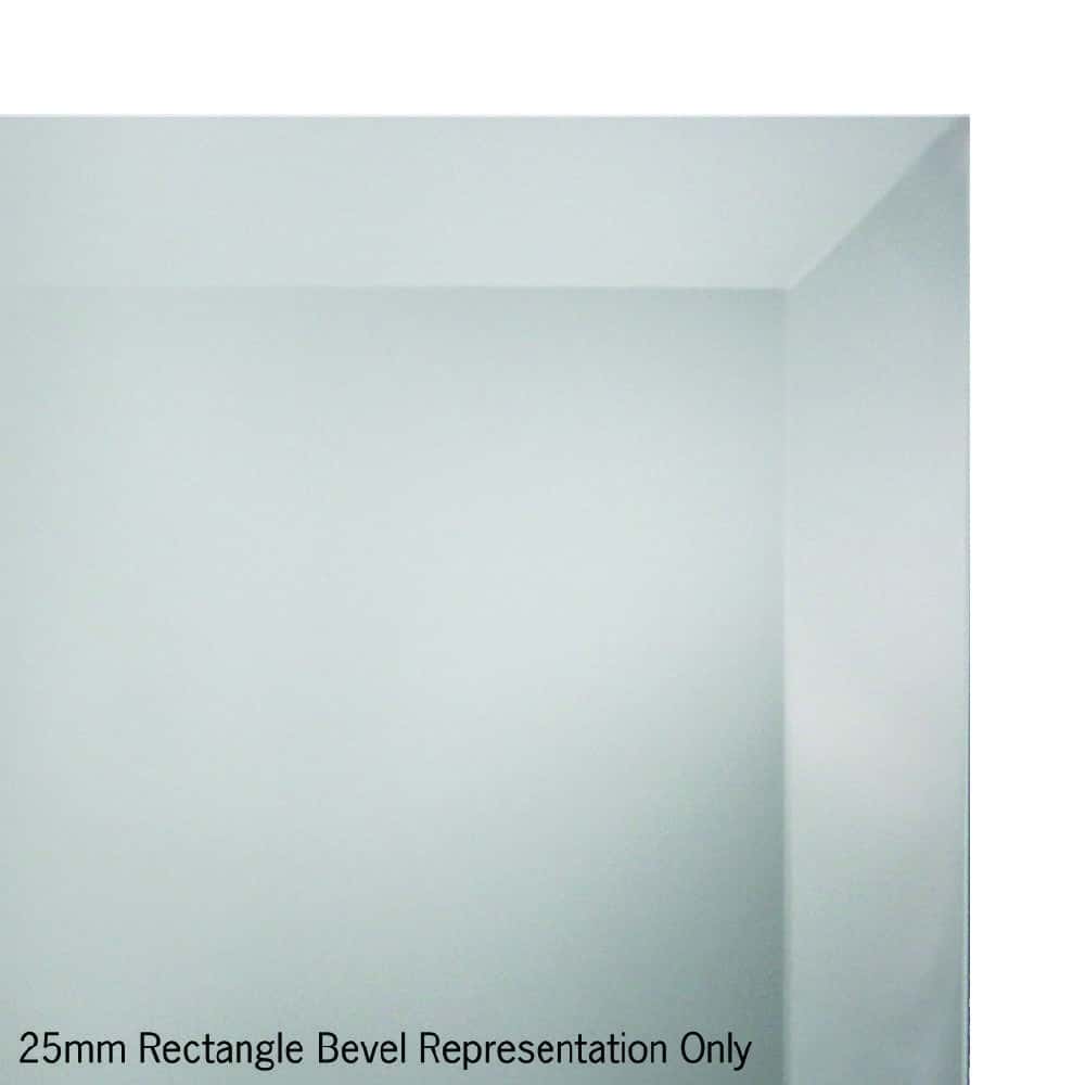 MS7575HND Square 25mm Bevel Edge Mirror with Demister