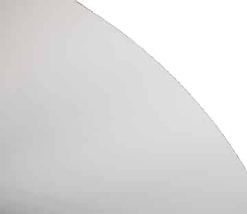 HD9075GT D-Shaped Polished Edge Mirror