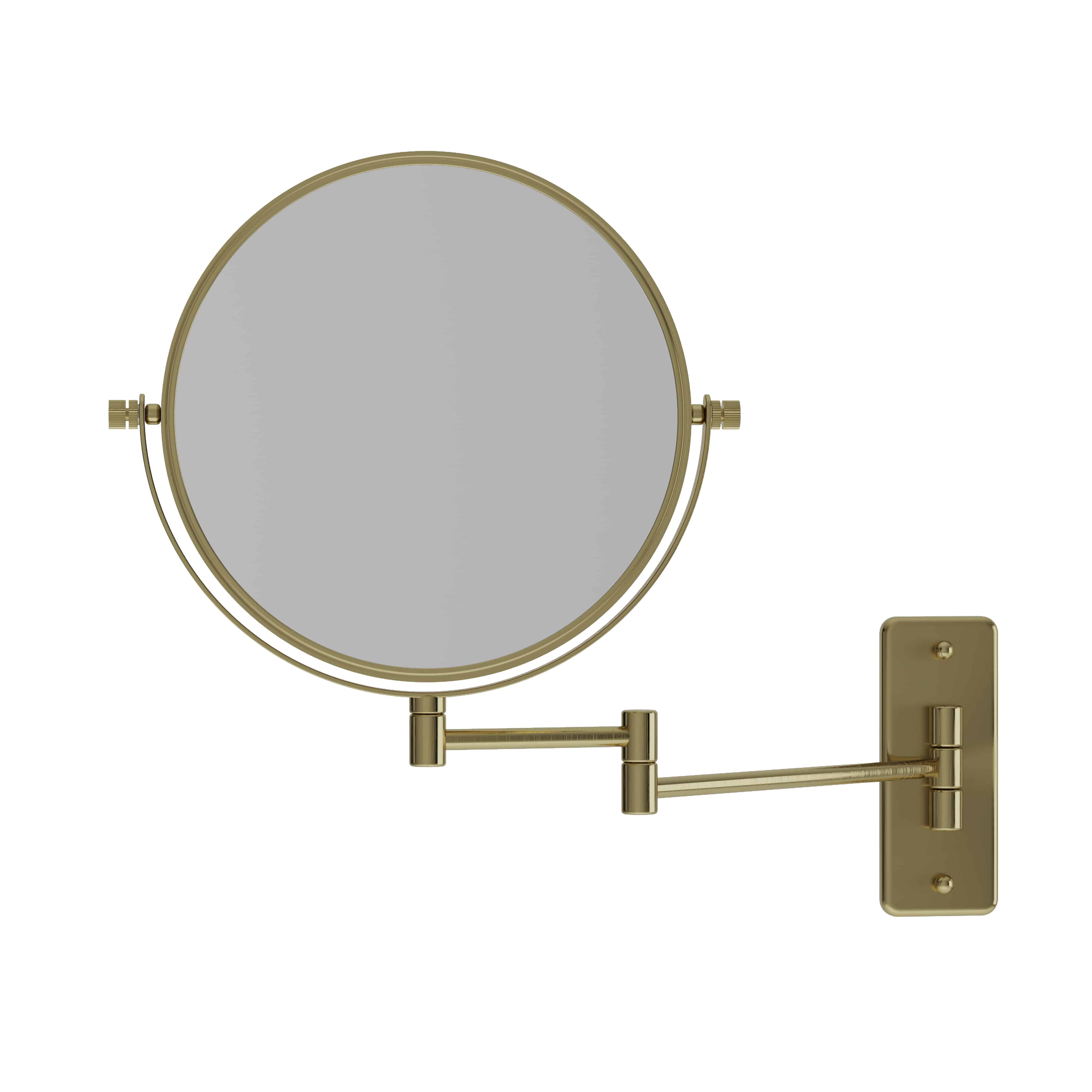 R16SMBB 1&5x Magnification Brushed Brass Mirror