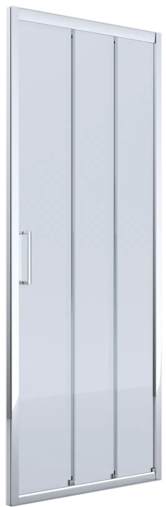 Triple Panel - 2 Sliding & 1 Fixed - Front Only - Layla
