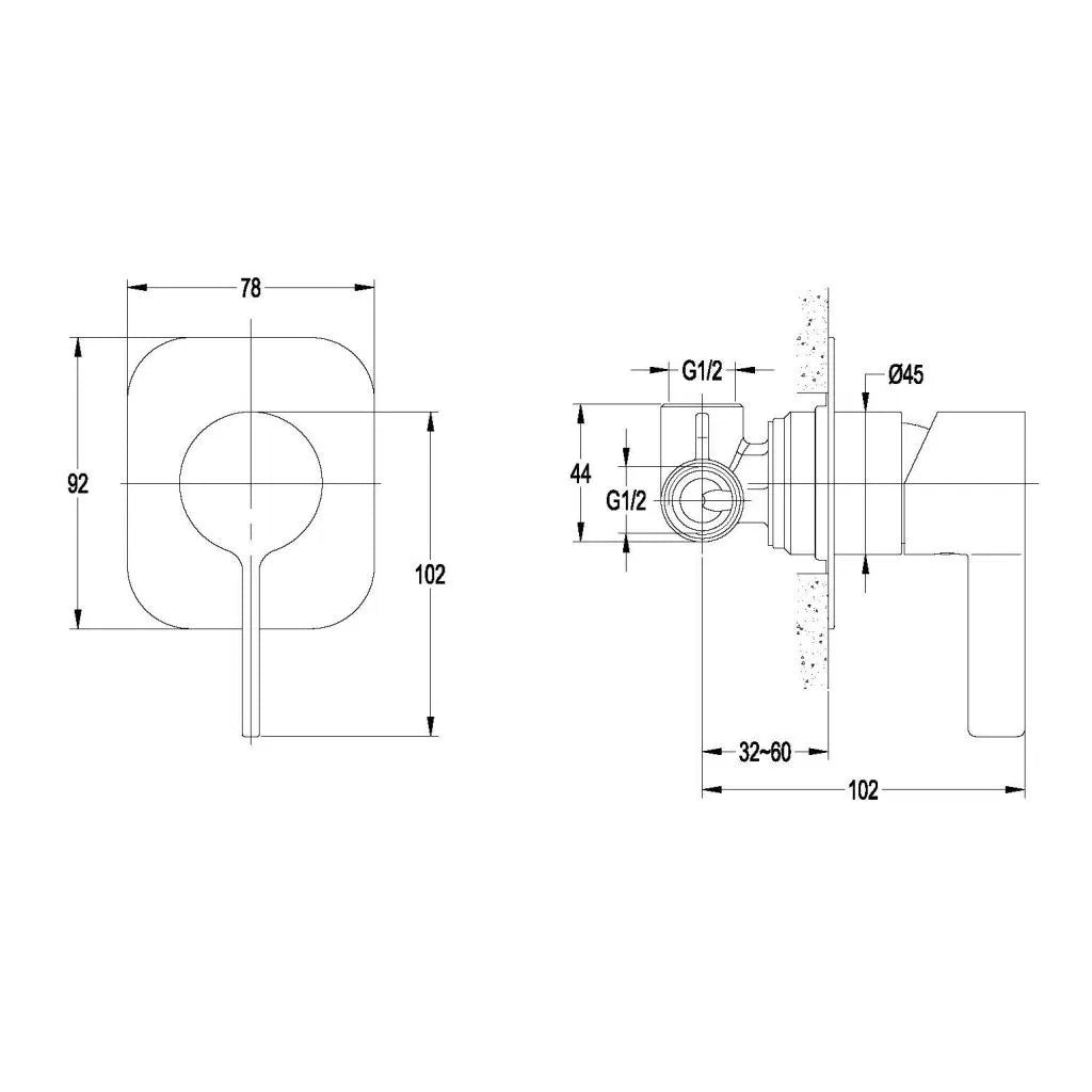 Vivo Shower Mixer