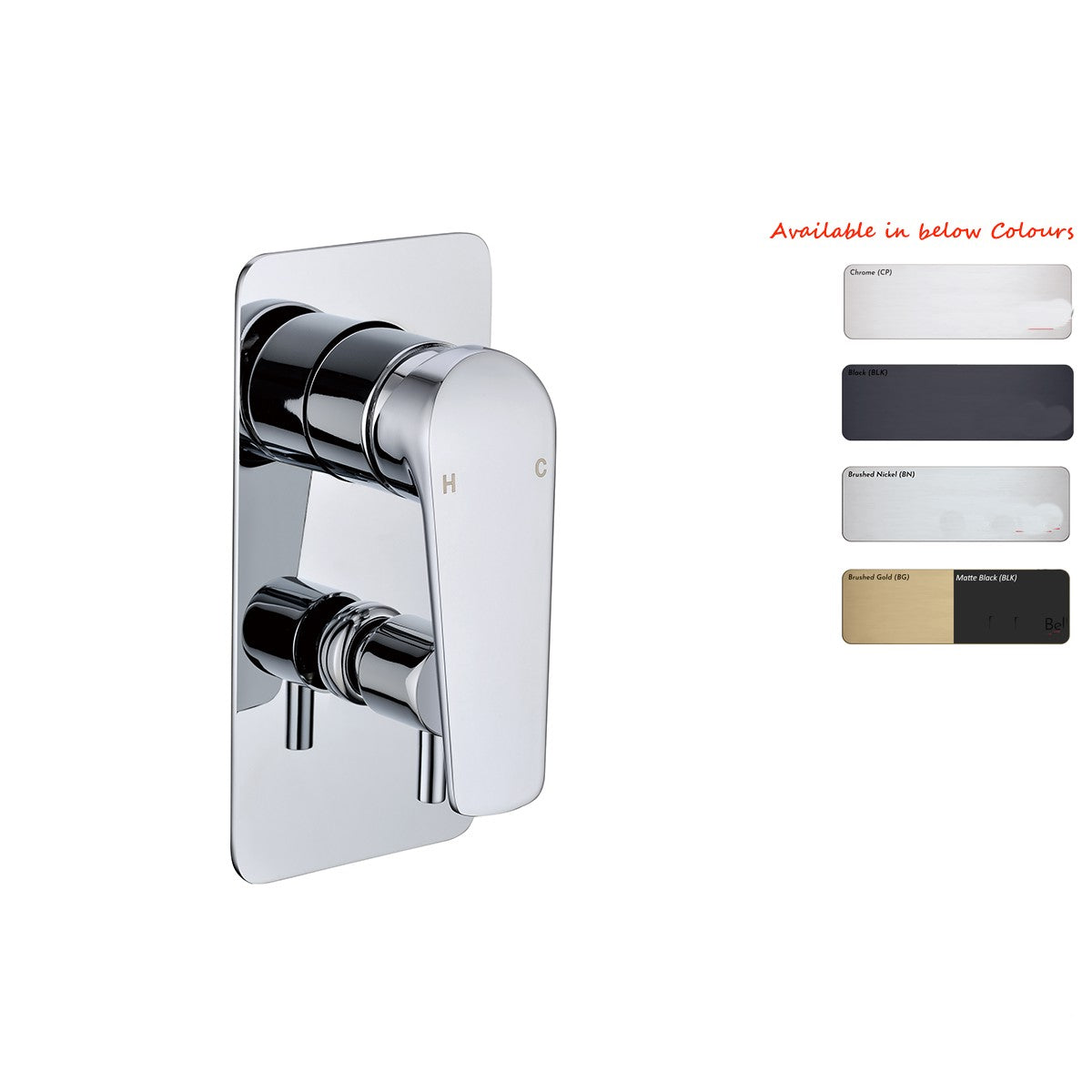 Shower Flick Mixer With Diverter - 'Celsior'