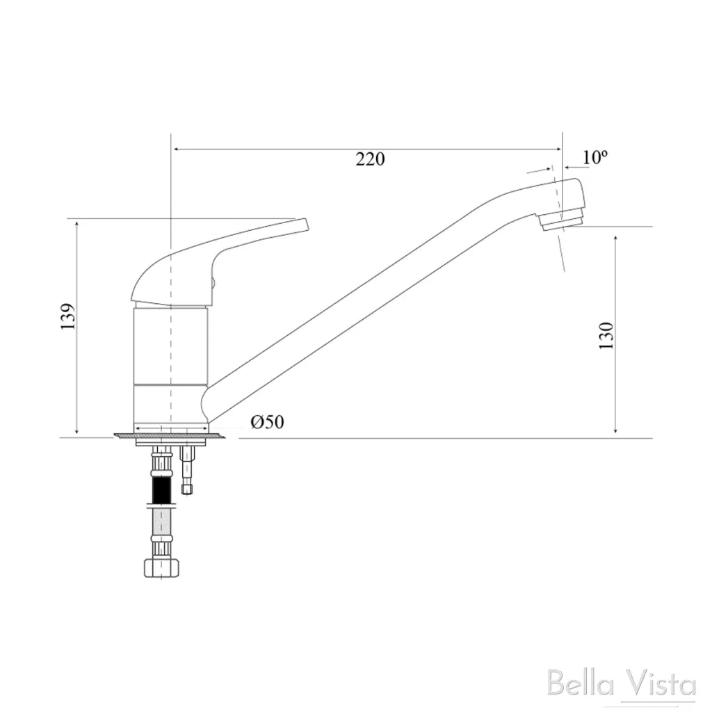 Presto Widebody Sink mixer