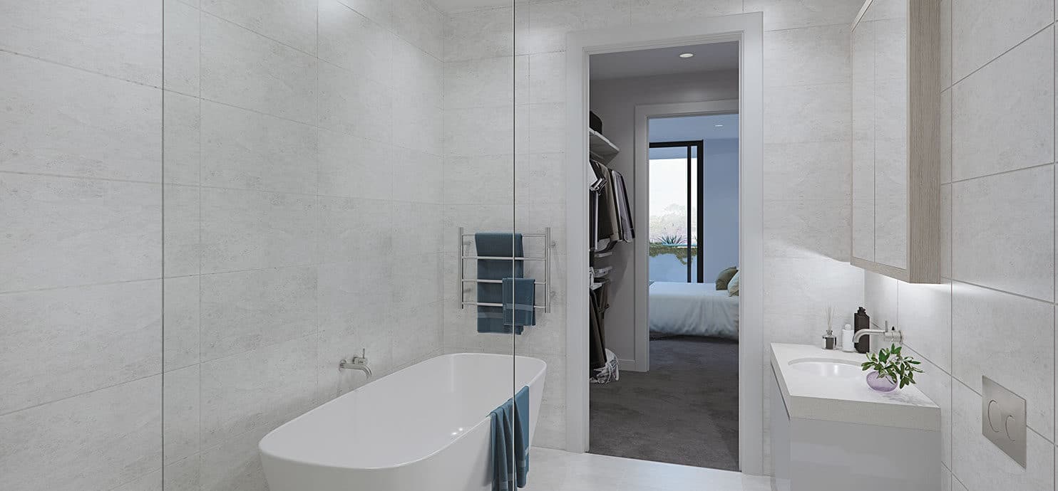 SR25M Straight Round Polished Ladder Heated Towel Rail