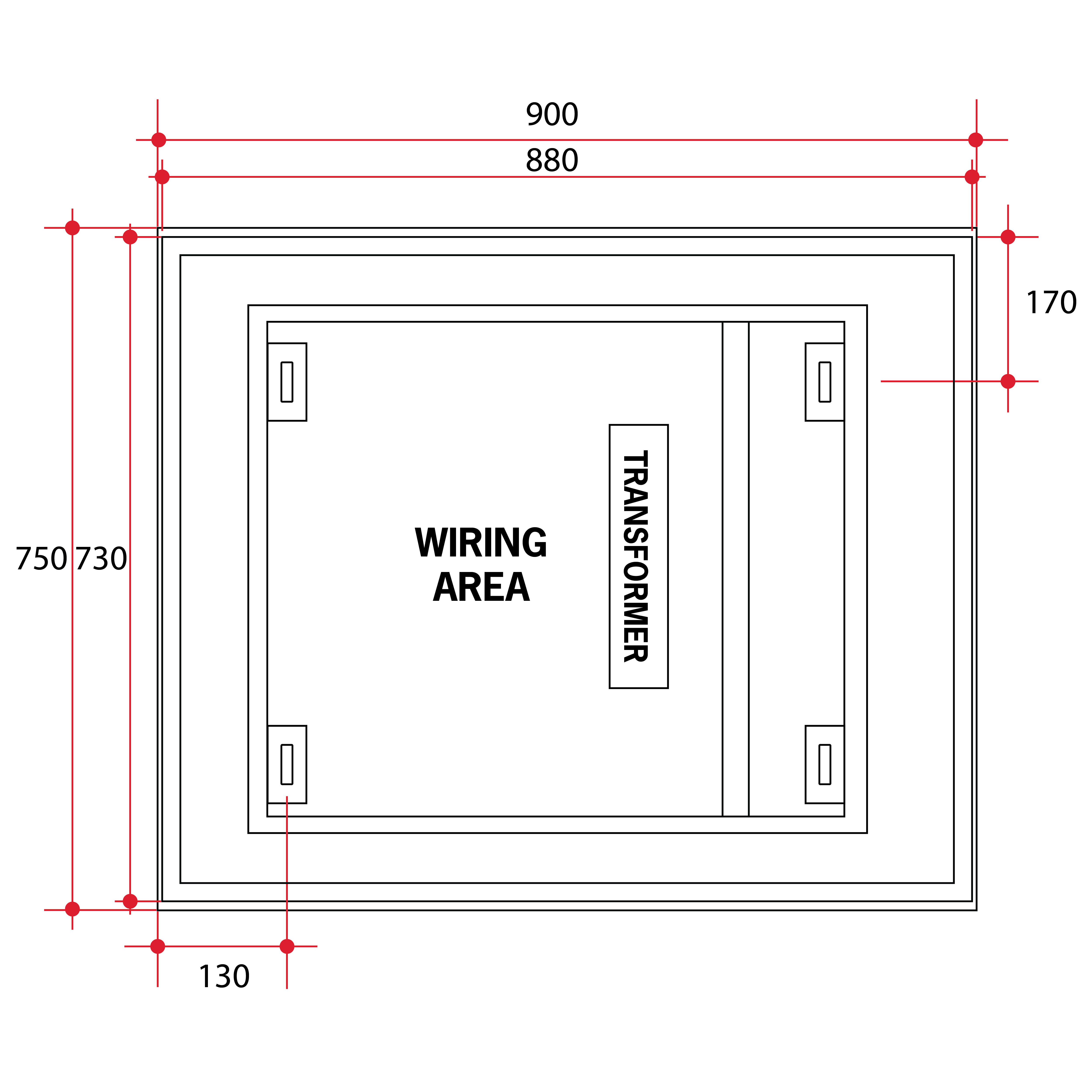 SR759C Premium SR Range Back-Lit Mirror