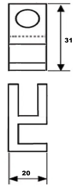 Shower Screen Top Plate Bracket