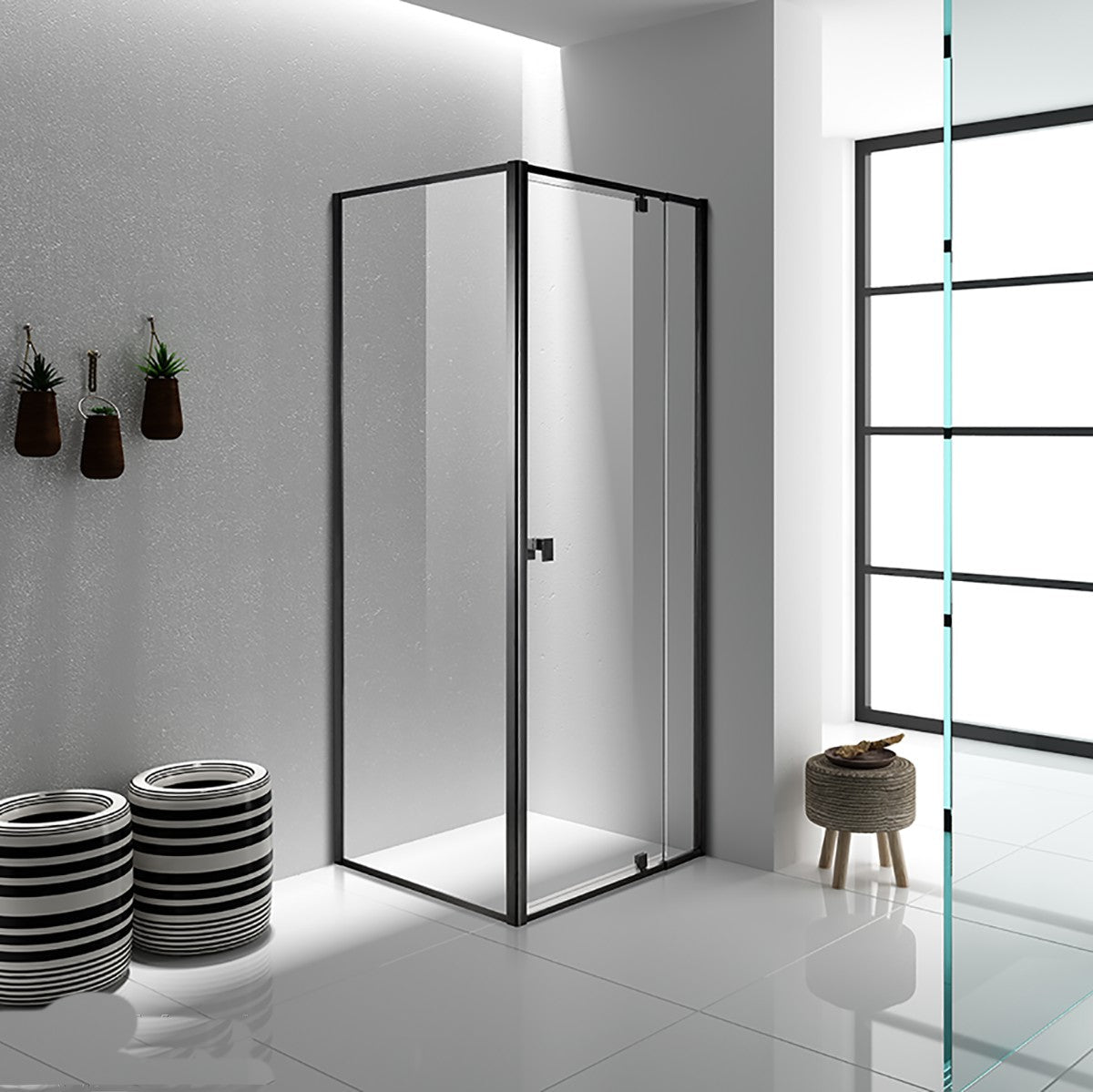 Semi Frameless Shower Screen – Front and Return - Multiple Sizes