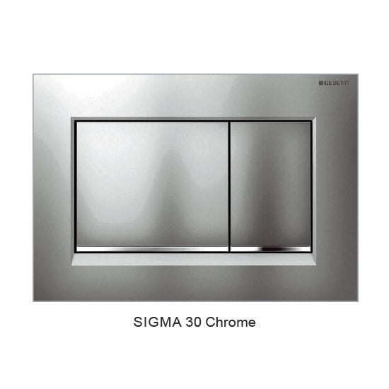 Sigma 30 — Square Dual Flush Button