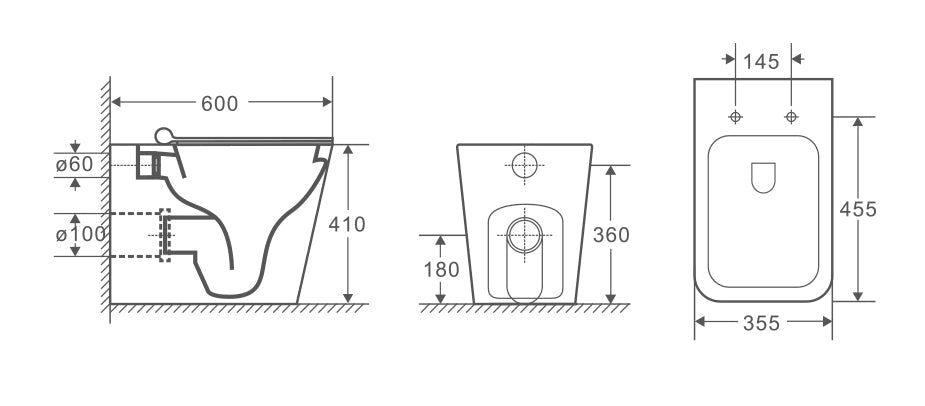 T003D – TURIN Rimless Floor Pan