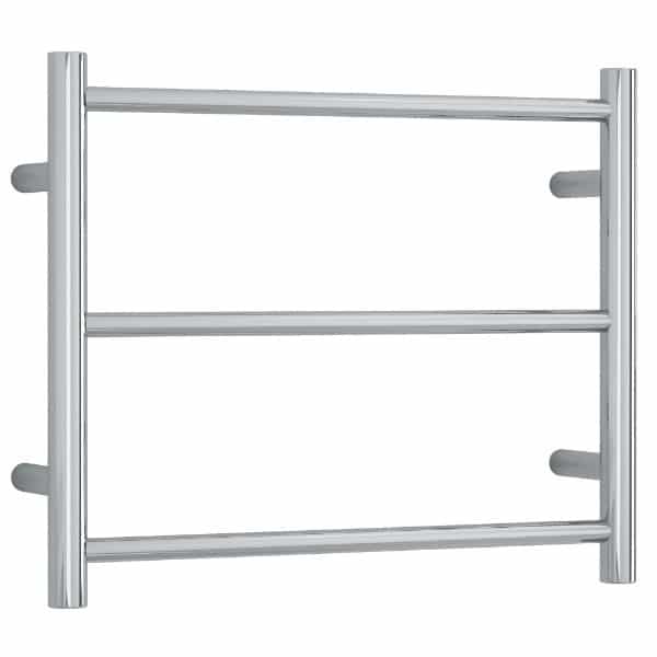 BS24M Straight Round Polished Budget Heated Towel Rail