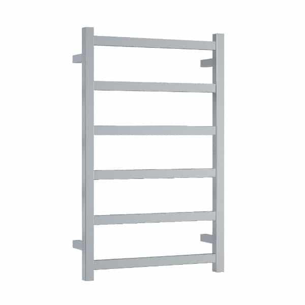 BS28M Straight Square Polished Budget Heated Towel Rail