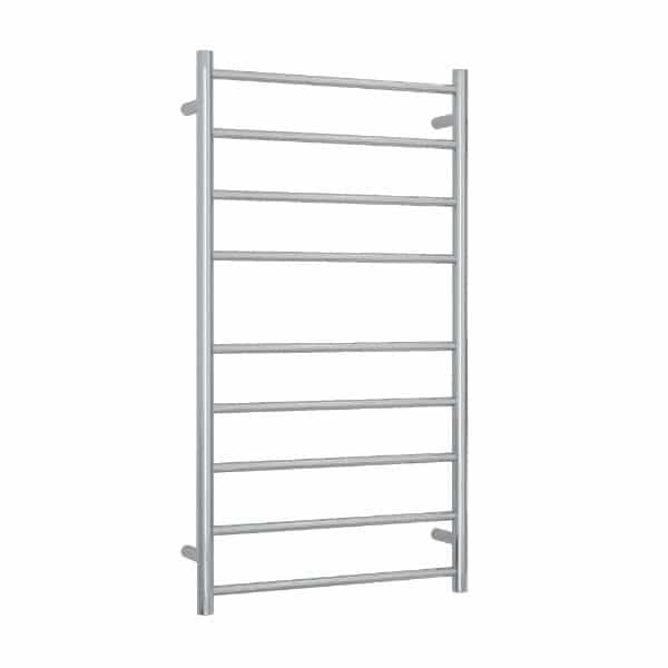 BS46M Straight Round Polished Budget Ladder Heated Towel Rail