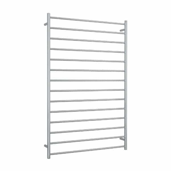 SR99M Straight Round Polished Ladder Heated Towel Rail