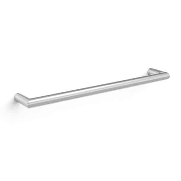 USR6 Round Polished Non-Heated Single Bar Towel Rail