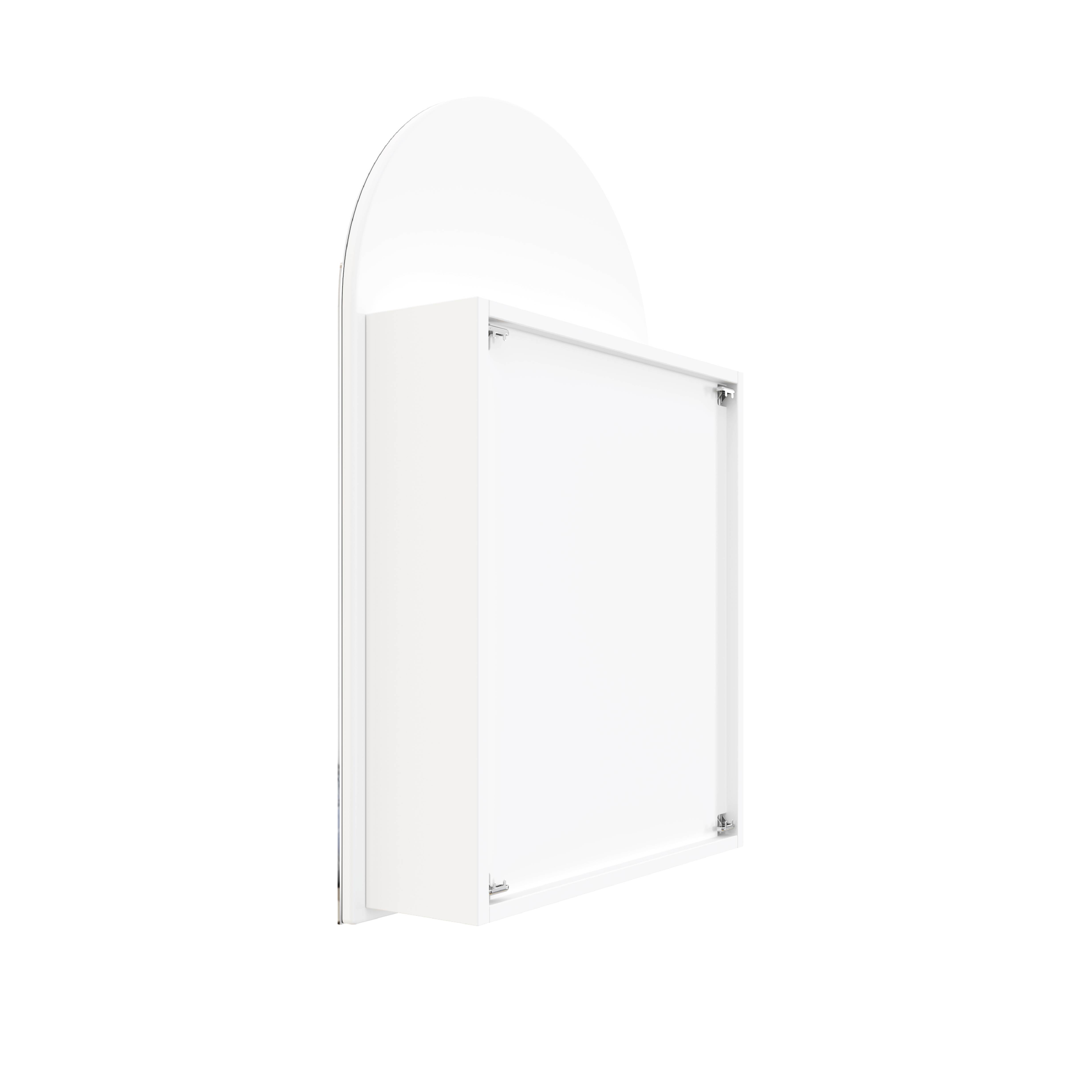 VC5080W Arch White Mirror Cabinet