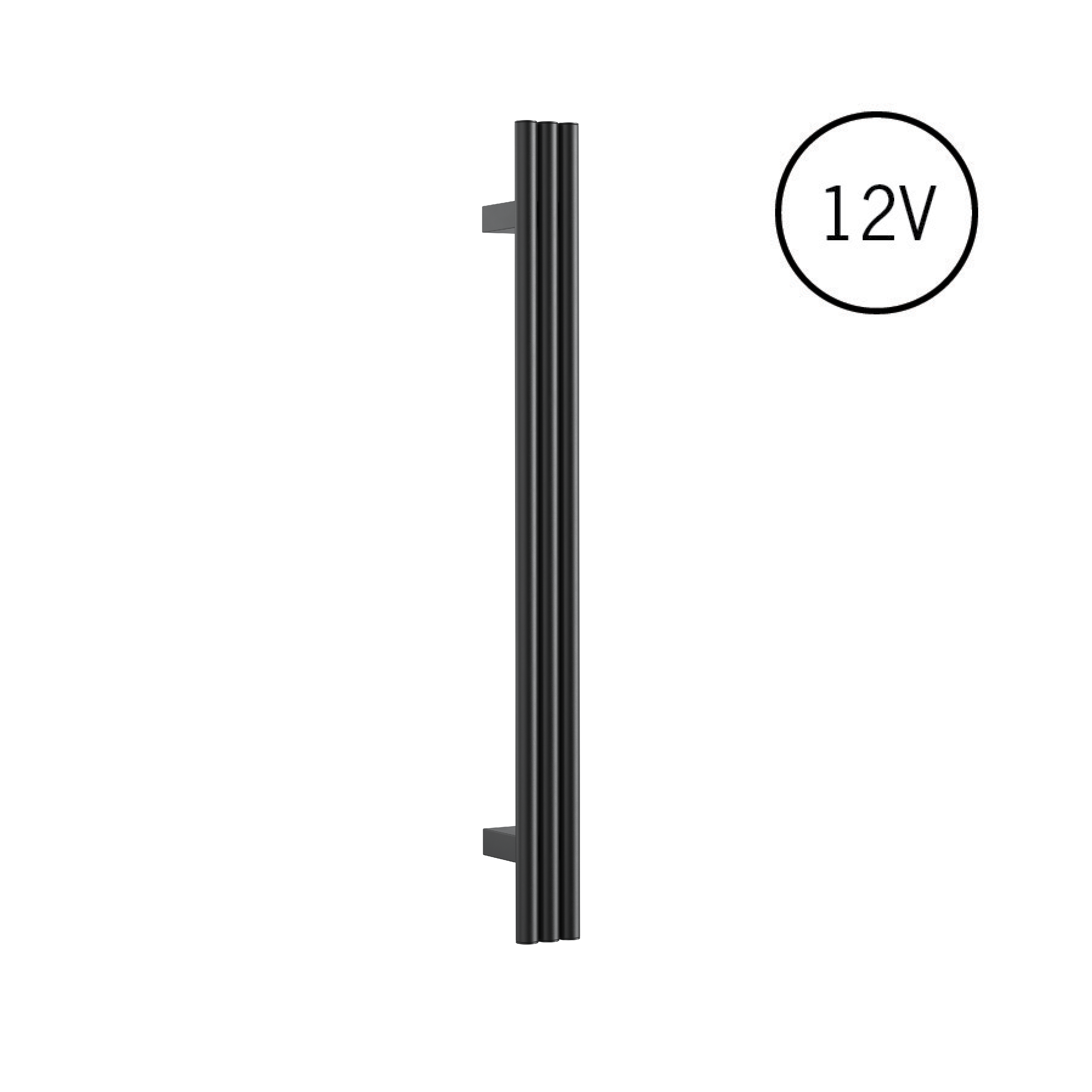 VW900B Triple Tube Vertical Single Heated Towel Rail
