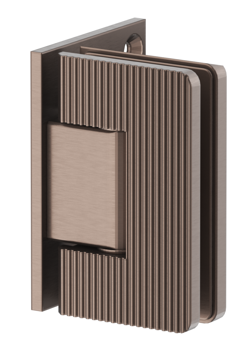 Shower Screen Hinge – Fluted – Glass To Wall