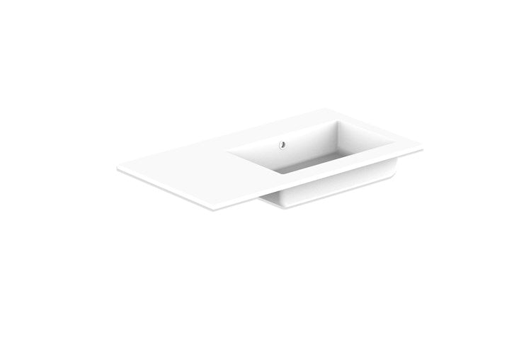 Glacier Cast Marble Moulded Top 900, Full Depth