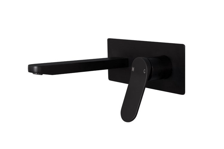 Liberty Wall Basin Set Matte Black