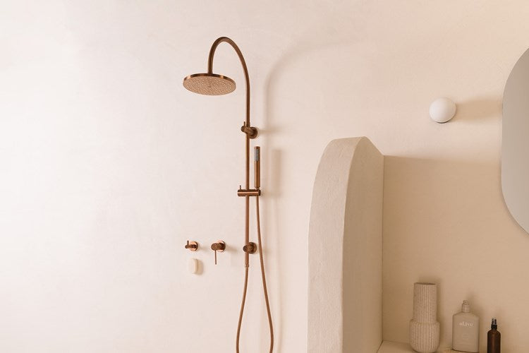 Soul Groove Wall Mixer Brushed Copper