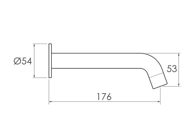 Soul Wall Spout Chrome